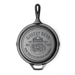 10.25 Inch Seasoned Cast Iron Smokey Bear Skillet