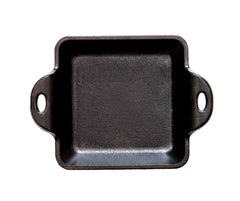 Heat-Treated 10 Ounce Square Cast Iron Mini Server