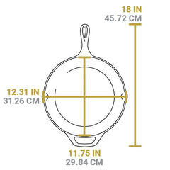American Road Trip: 12 Inch Seasoned Cast Iron Skillet, Massachusetts